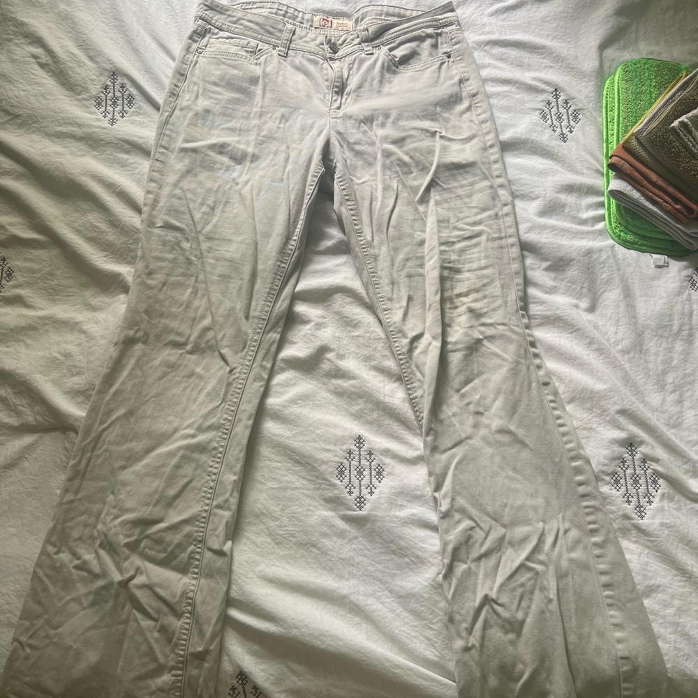 Low waist Flare Khakis